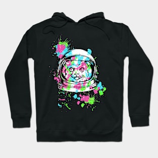 Colorful Space Cat Hoodie